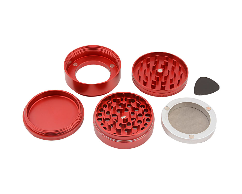 ALUMINIUM GRINDER 4 PARTS 63 MM 